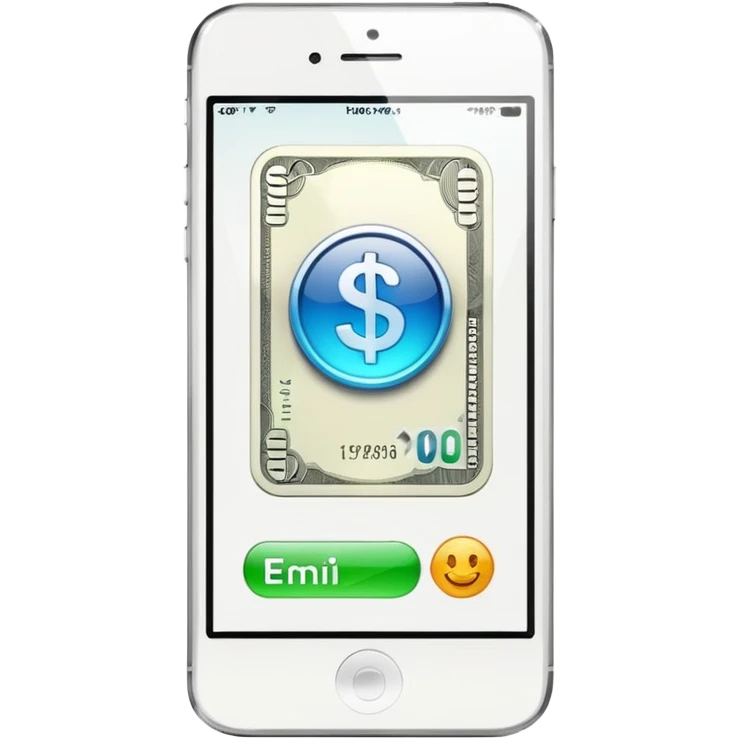 ACCEPTED PARTICIPATION METHODS — Mobile Wallet (white iphone with money app) emoji