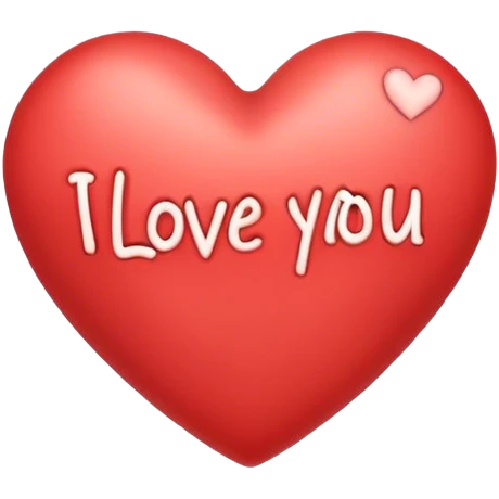 Heart with I love you emoji