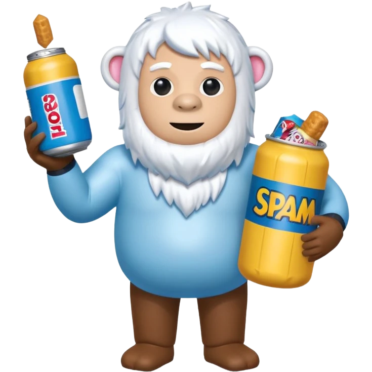 jeff koons spam yeti inflatable pinata emoji