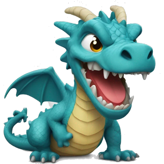 dragon qui pleure emoji