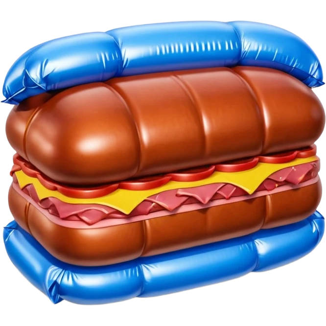  paris SPAM meat jeff koons style inflatable sculpture art painting  emoji