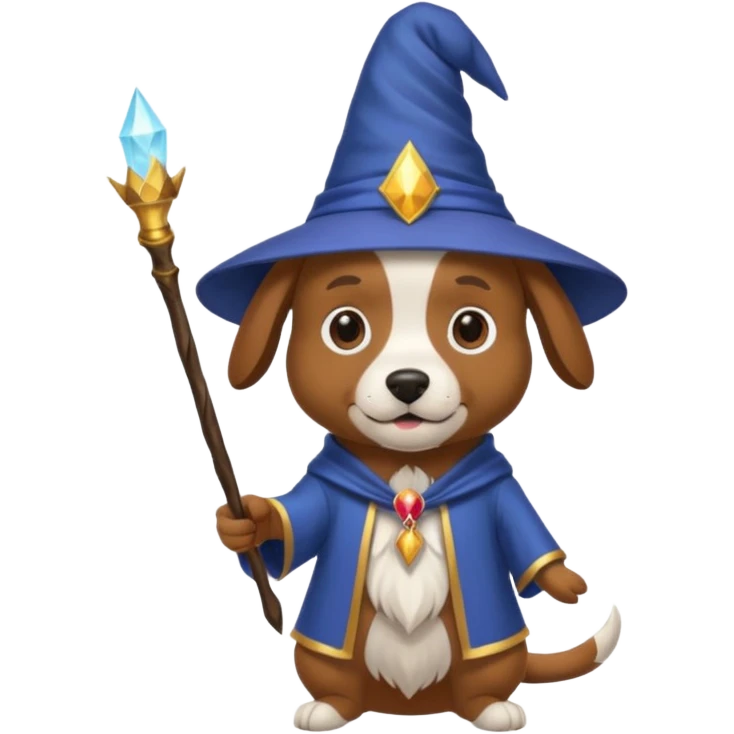 DOG WIZARD emoji