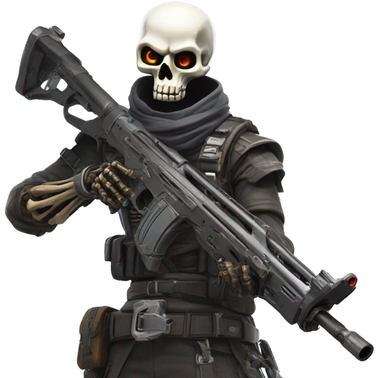 Apex Legends Revenant Skeleton aiming rifle emoji
