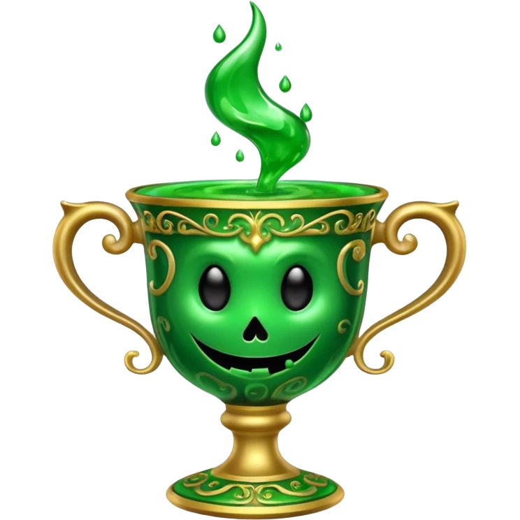 evil poison in elegant cup emoji