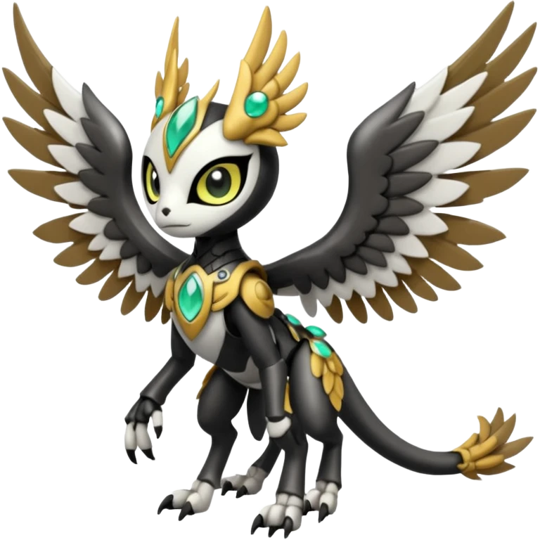 Meloetta-Wargreymon-Trico-Pokémon-Fakémon-fusion-hybrid-creature emoji