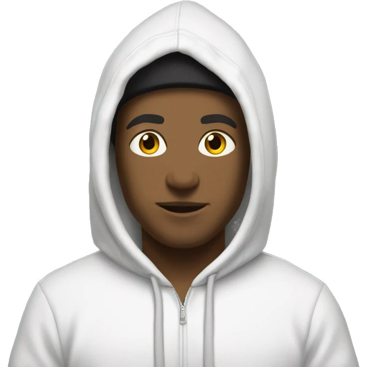 Stamford white and black with hoddie emoji