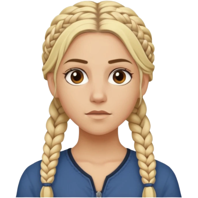 Black Annabeth Chase her head full of braids emoji