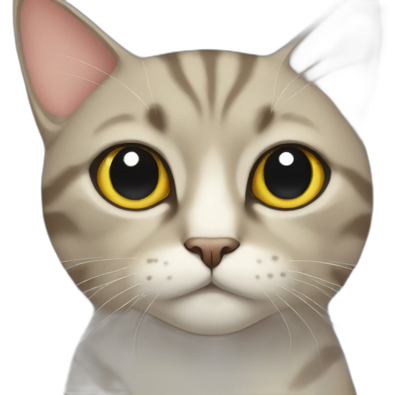 Side eye cat emoji