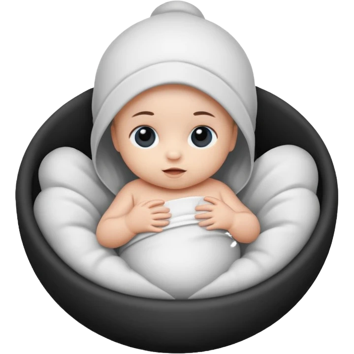 Newborn B&W Photoshoot emoji