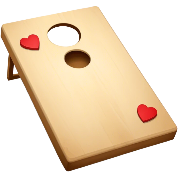 Cornhole emoji