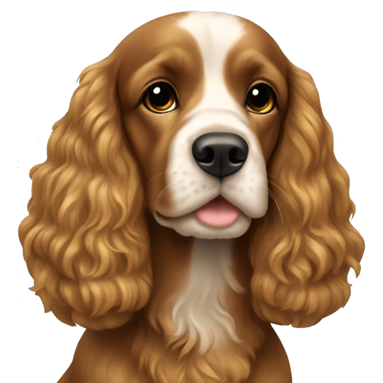 Gold Spaniels girl emoji