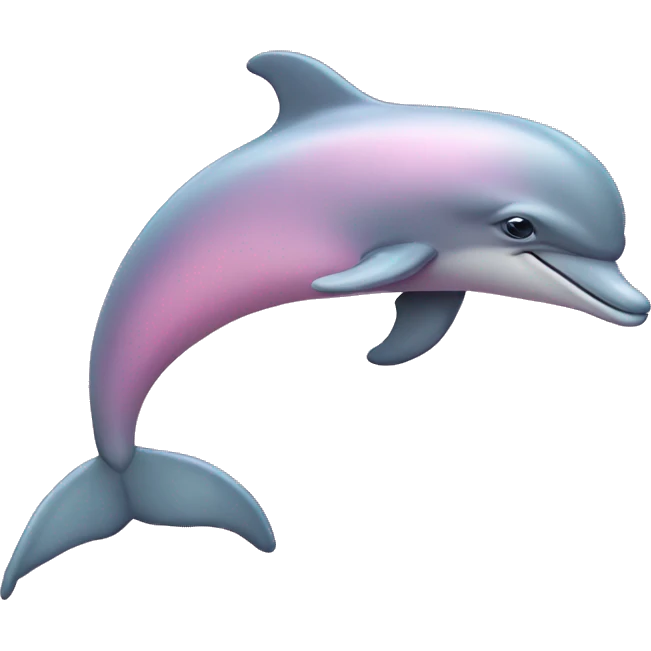 Pastel-pink-colors-dolphin emoji