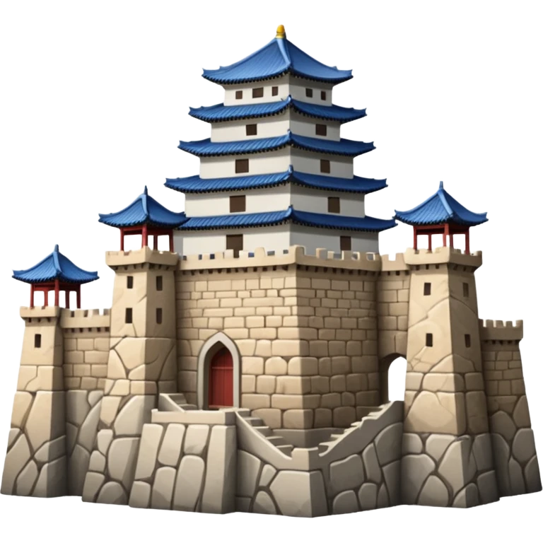 South Korea 
Hwaseong Fortress Palace castle emoji