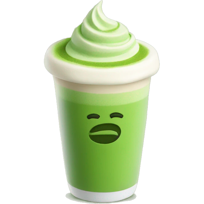 Matcha latte emoji