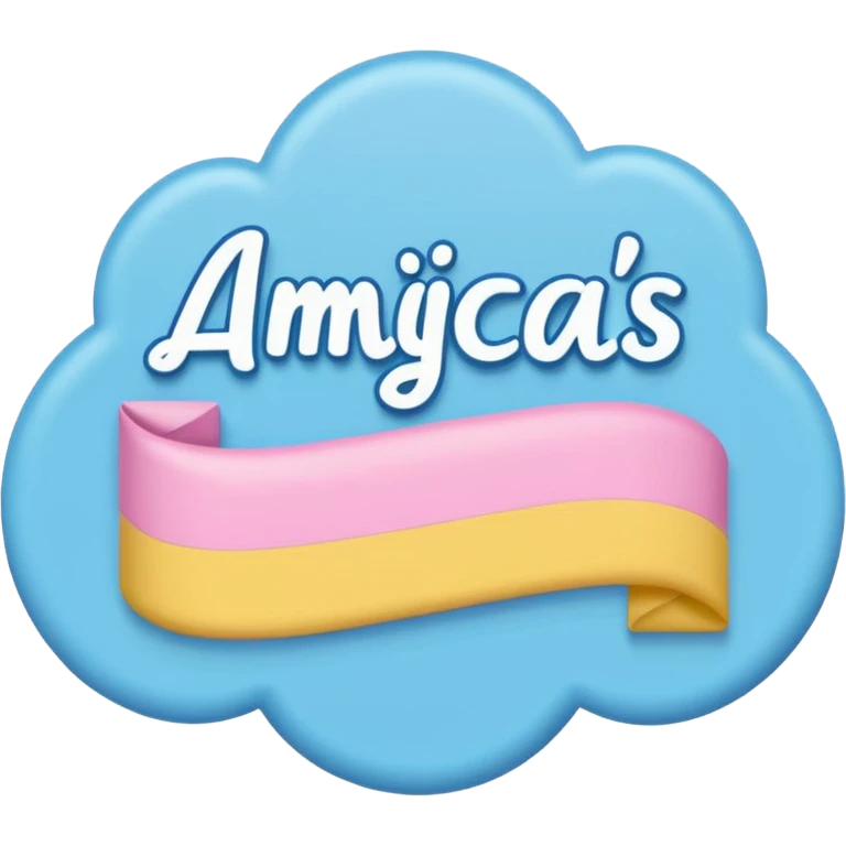 Pastel color sign with amigas on it emoji