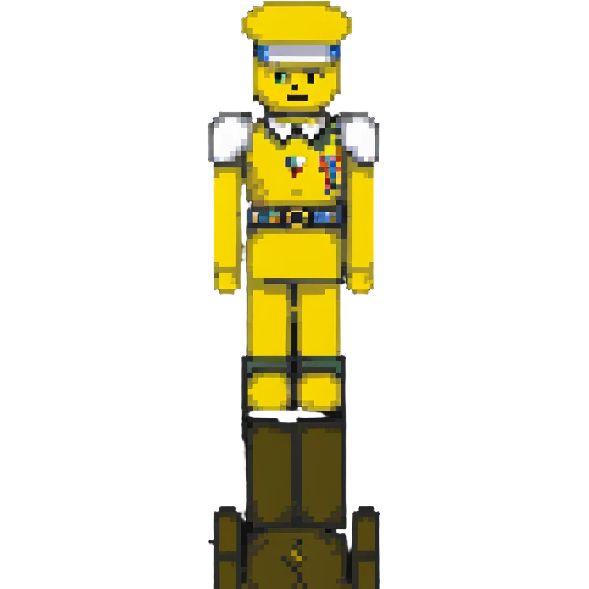 yellow plastic toy soldier emoji