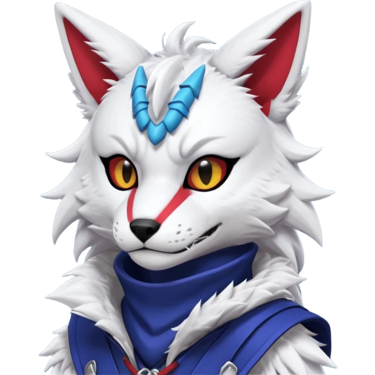Cool cute badass Kemonomimi Nekomimi Japanese Anime Kemono Furry Style Vernid-Protogen-Sergal-Fursuit-furry-fursona emoji