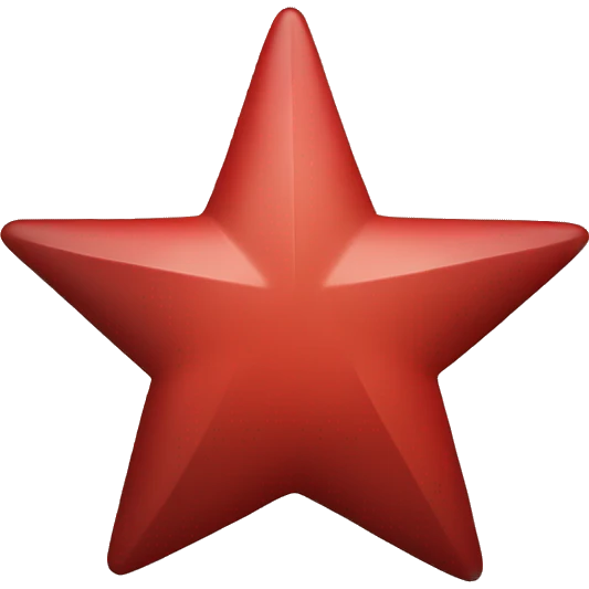 Red star PT written inside emoji