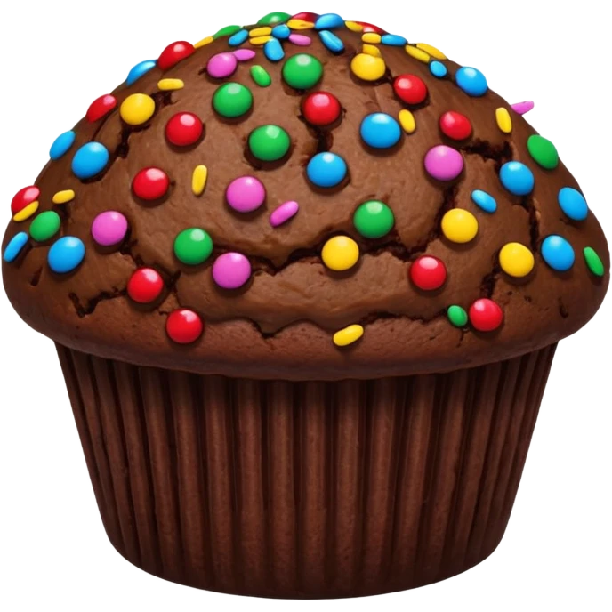 chocolate muffin emoji