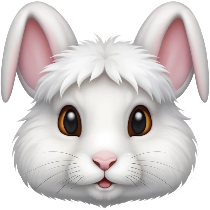 Rabbit with no nose emoji