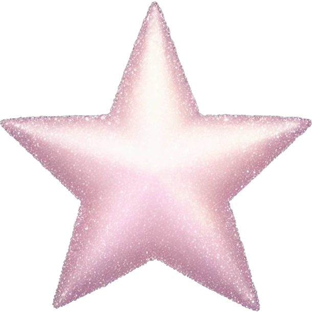 pale pink star sparkle emoji