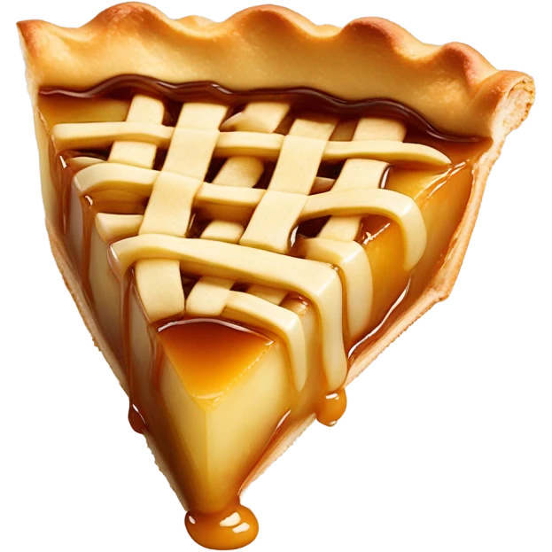 Eaten apple pie emoji