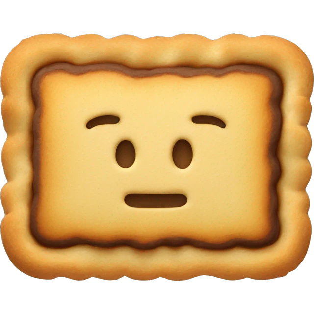 rectangle biscuit emoji