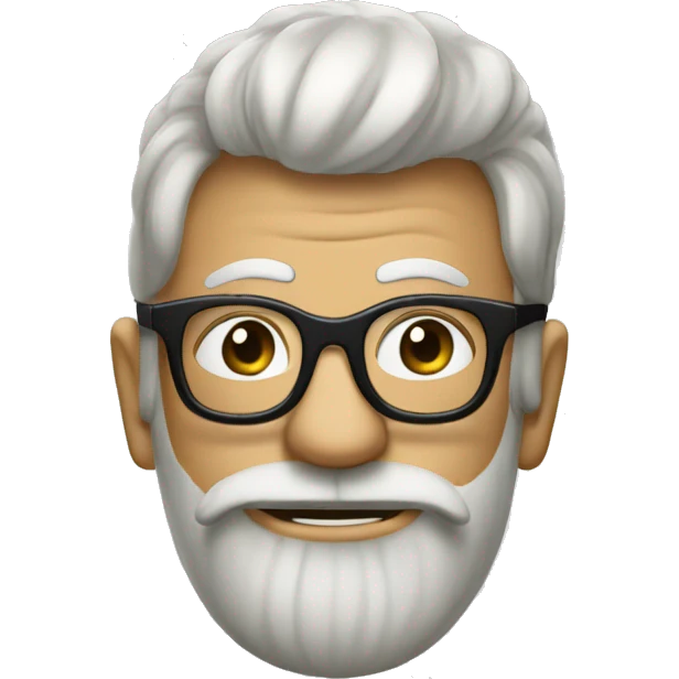 The Onion, with the cool black glasses and the haircut. emoji