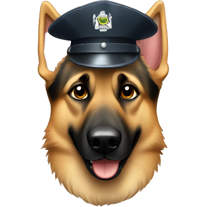 German shepherd k9 uniform  emoji