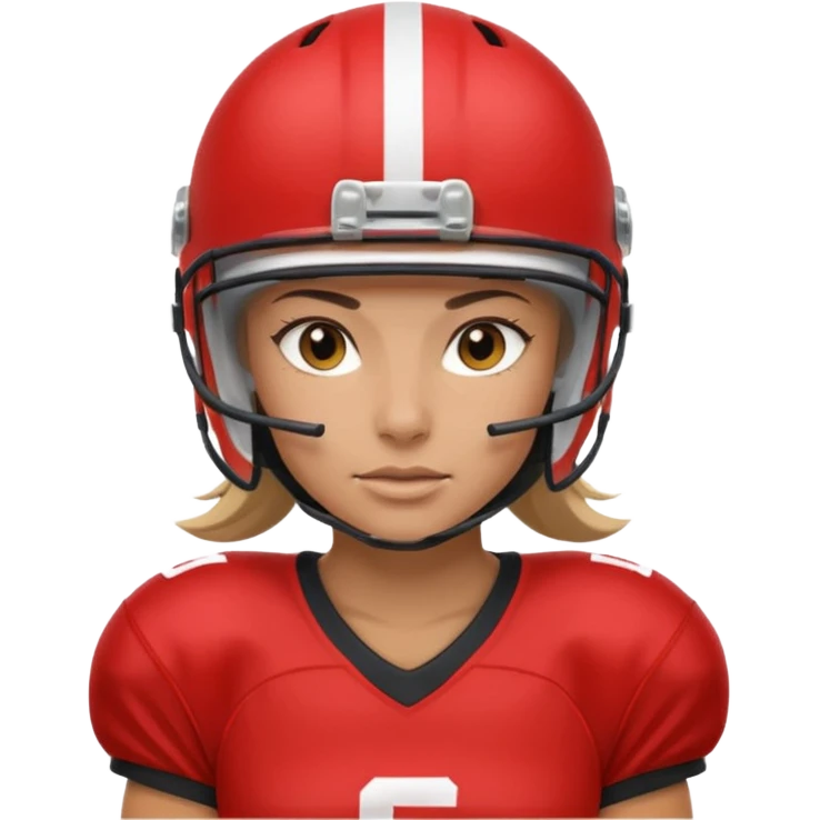 Football Players, Female player emoji