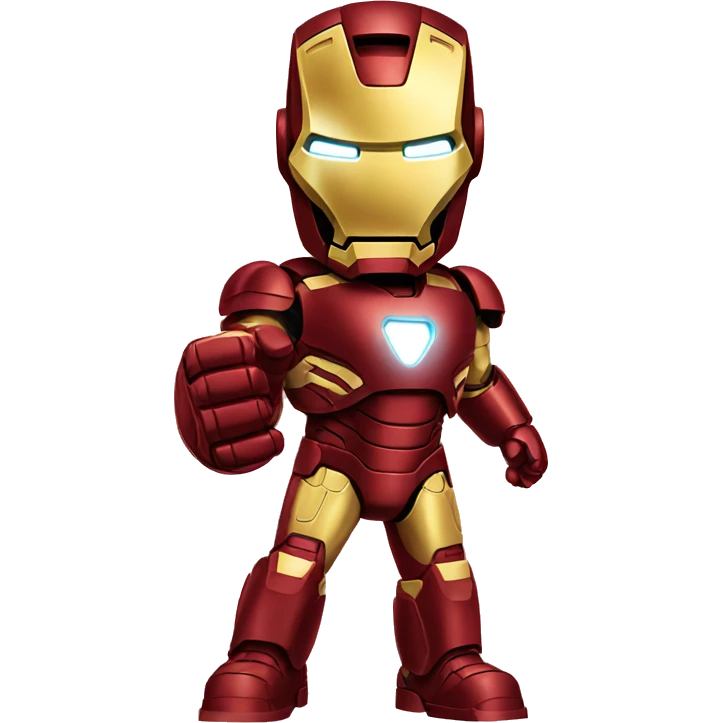 iron man showing his thumb to down emoji