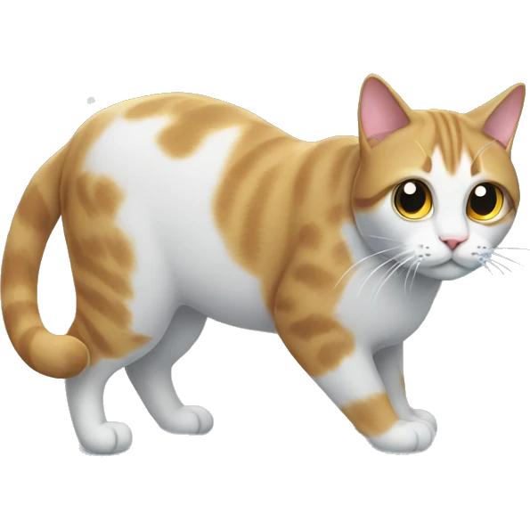 Cat in snow emoji