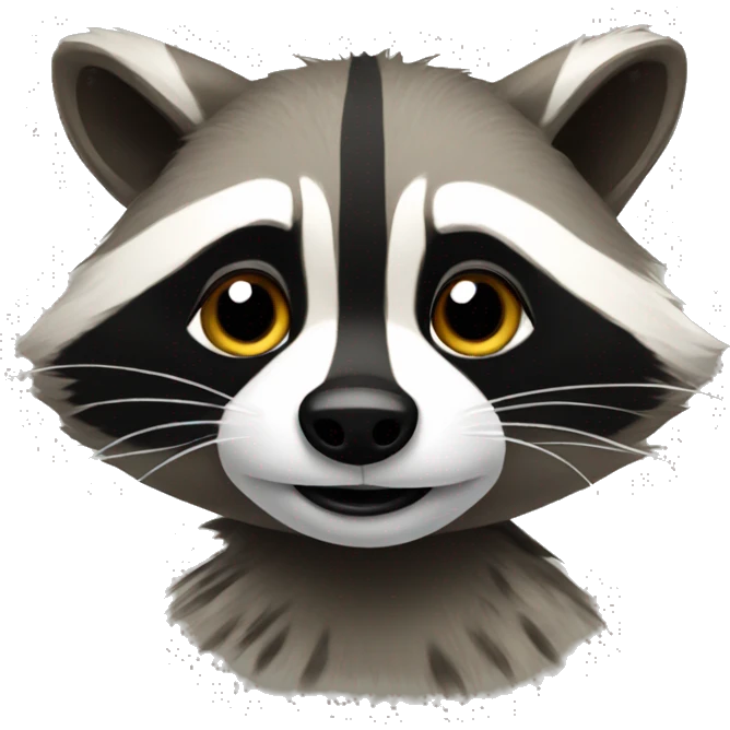 Raccoon emoji