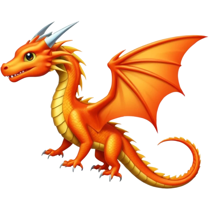 Fourth wing swordtail dragon  emoji