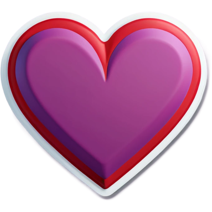 Heart 3D emoji
