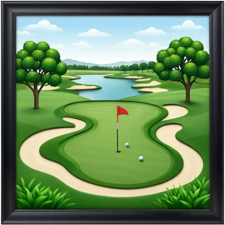 golf course emoji