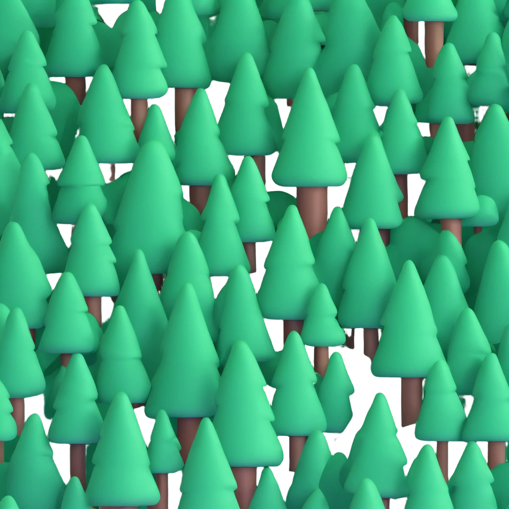 colorful tent in dense forest emoji