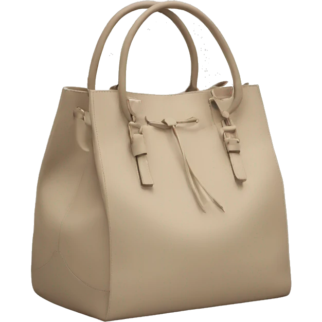 Bag for women beige  emoji
