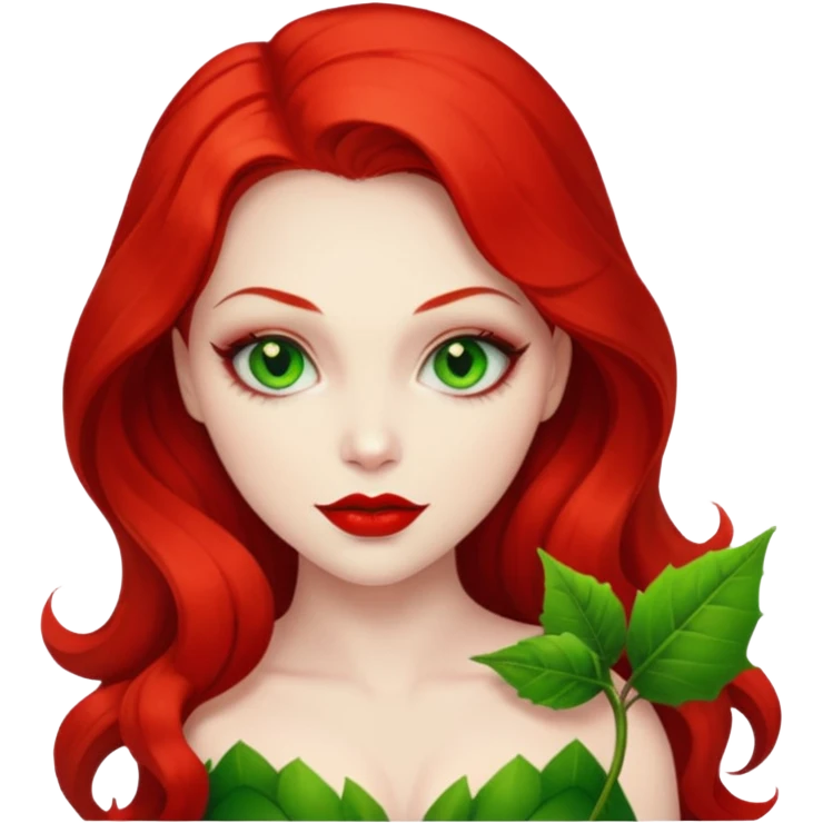 poison ivy face only emoji