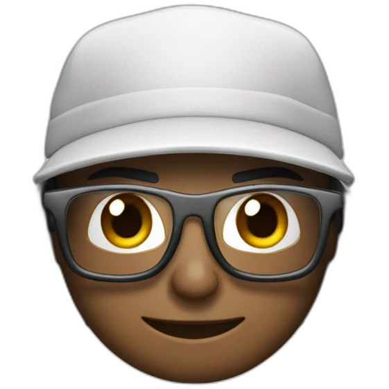 tireur lunette casquette emoji