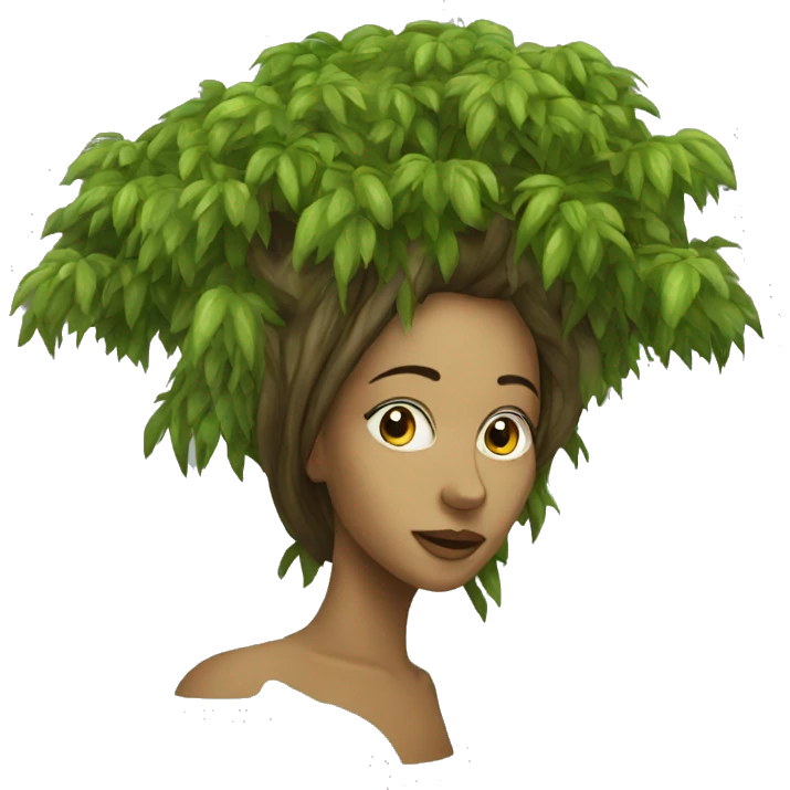 driade tree woman  emoji