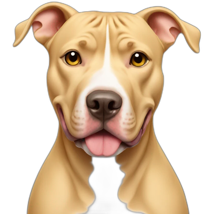 Blonde pitbull emoji