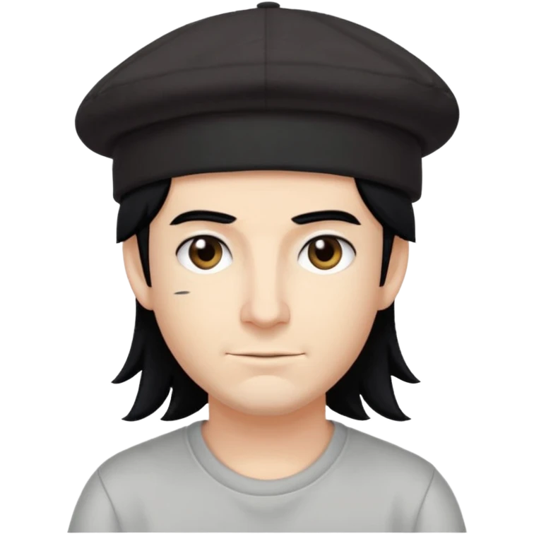 Bret Epic Mazur from Crazy Town with black hair emoji