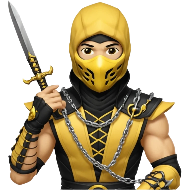 mortal kombat scorpion emoji