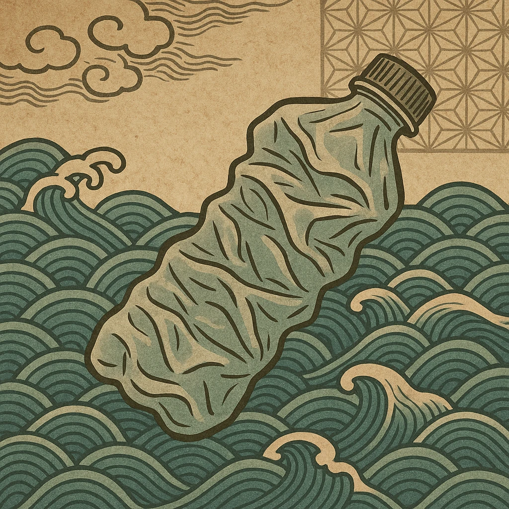 crumpled plastic bottle, style 8 emoji