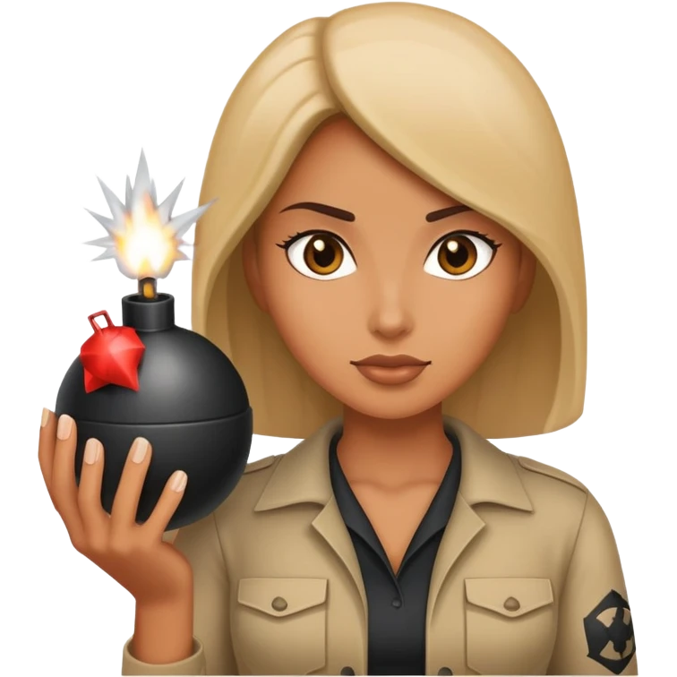 woman bomb emoji