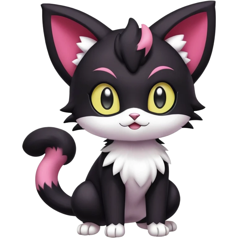 Liepard-Skitty-Delcatty-Pokémon-Fakémon-hybrid-creature (full body) emoji