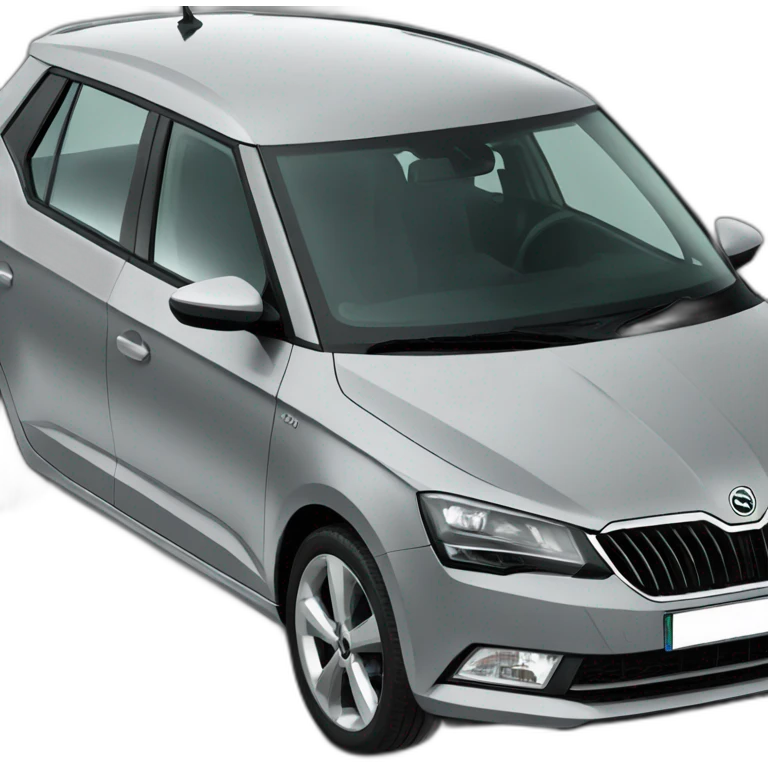Skoda fabia 2 grey emoji