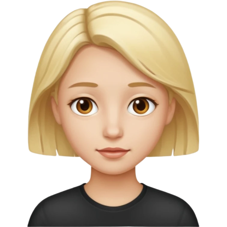 that but  with tiny blonde highlights emoji