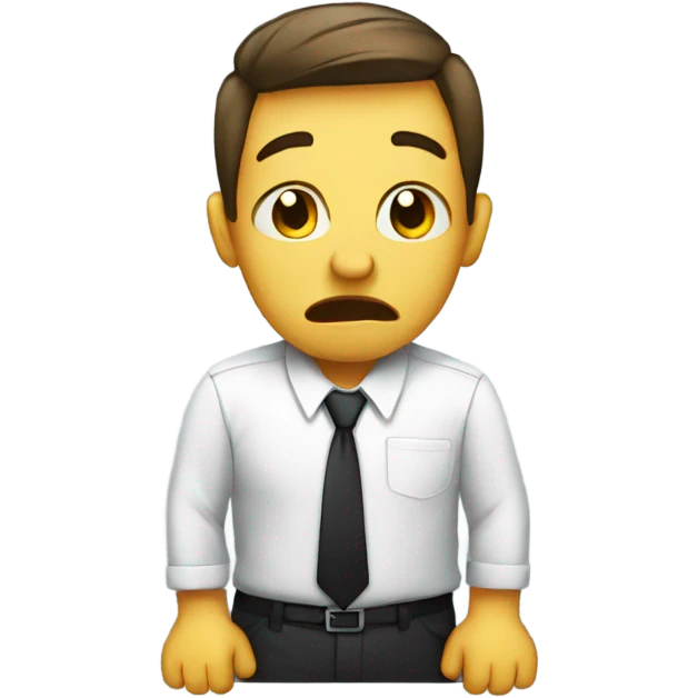 Cry in work emoji